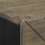 Aparador negro 40x33x75 cm madera maciza mango de , Almacenamiento para CD y DVD - Ref: Foro24-4017707, Precio: 117,52 €, Des...