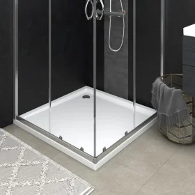 Square black ABS shower tray 90x90 cm by vidaXL, Shower trays - Ref: Foro24-148904, Price: 112,14 €, Discount: %