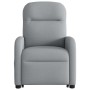 Sillón reclinable elevable de tela gris claro by , Armchairs - Ref: Foro24-3302972, Price: 263,18 €, Discount: %
