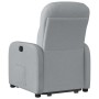 Sillón reclinable elevable de tela gris claro by , Armchairs - Ref: Foro24-3302972, Price: 263,18 €, Discount: %