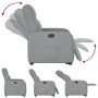 Sillón reclinable elevable de tela gris claro by , Armchairs - Ref: Foro24-3302972, Price: 263,18 €, Discount: %