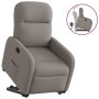 Sillón reclinable elevable tela gris taupe by , Armchairs - Ref: Foro24-3302979, Price: 262,00 €, Discount: %