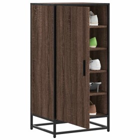 Zapatero madera contrachapada roble marrón 48x38x97,5 cm von , Schuhregale und Schuhorganisatoren - Ref: Foro24-849203, Preis...