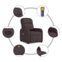 Silla de masaje reclinable de pie de tela marrón oscuro von , Sessel - Ref: Foro24-3302987, Preis: 265,76 €, Rabatt: %
