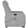 Sillón de masaje reclinable de pie de tela gris nube de , Sillones - Ref: Foro24-3302991, Precio: 271,14 €
