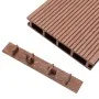 Plattform-Endkappen 10 St. Kunststoff braun von vidaXL, Böden und Teppiche - Ref: Foro24-149002, Preis: 19,89 €, Rabatt: %