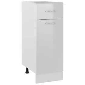 Glossy white engineering wood lower cabinet 30x46x81.5cm by vidaXL, Kitchen cabinets - Ref: Foro24-801209, Price: 76,45 €, Di...