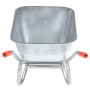 Carretilla 90 L 150 kg acero galvanizado y plástico de , Carretillas - Ref: Foro24-4013467, Precio: 117,58 €, Descuento: %