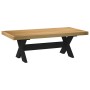 Mesa de centro NOAIN patas en X madera maciza pino 120x60x40 cm de , Mesas de centro - Ref: Foro24-4100034, Precio: 105,52 €,...