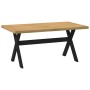 Mesa comedor NOAIN patas forma X madera maciza pino 160x90x75cm von , Küchen- und Esstische - Ref: Foro24-4100043, Preis: 186...
