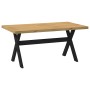 Mesa comedor NOAIN patas forma X madera maciza pino 160x90x75cm von , Küchen- und Esstische - Ref: Foro24-4100043, Preis: 186...