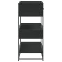 Mesa consola de madera contrachapada negro 90x35x80 cm von , Seitentische - Ref: Foro24-849179, Preis: 87,06 €, Rabatt: %