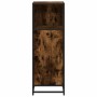 Armario baño madera contrachapada roble ahumado 35x37,5x100 cm by , Bathroom furniture - Ref: Foro24-849241, Price: 78,06 €, ...