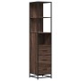 Armario de baño madera contrachapada roble marrón 35x37,5x166cm von , Badezimmermöbel - Ref: Foro24-849248, Preis: 109,67 €, ...