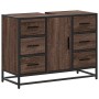Armario lavabo baño madera ingeniería roble marrón 80x33x60 cm von , Badezimmermöbel - Ref: Foro24-849283, Preis: 119,64 €, R...