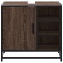 Mueble de lavabo madera de ingeniería roble marrón 65x33x60 cm von , Badezimmermöbel - Ref: Foro24-849288, Preis: 78,21 €, Ra...