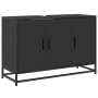 Armario de lavabo de baño madera ingeniería negro 90x33x60 cm von , Badezimmermöbel - Ref: Foro24-849269, Preis: 93,33 €, Rab...