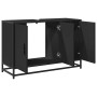 Armario de lavabo de baño madera ingeniería negro 90x33x60 cm von , Badezimmermöbel - Ref: Foro24-849269, Preis: 93,33 €, Rab...