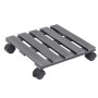 Pflanzenständer mit Rollen 2 Einheiten WPC grau 30x30x7,5cm von vidaXL, Topfständer - Ref: Foro24-149034, Preis: 45,12 €, Rab...