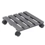 Plant stand with wheels 2 units WPC gray 30x30x7.5cm by vidaXL, Pot stands - Ref: Foro24-149034, Price: 45,29 €, Discount: %
