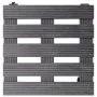 Plant stand with wheels 2 units WPC gray 30x30x7.5cm by vidaXL, Pot stands - Ref: Foro24-149034, Price: 45,29 €, Discount: %