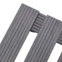 Pflanzenständer mit Rollen 2 Einheiten WPC grau 30x30x7,5cm von vidaXL, Topfständer - Ref: Foro24-149034, Preis: 45,12 €, Rab...