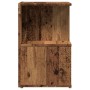 Mesitas noche 2uds madera contrachapada madera vieja 35x35x55cm by , Nightstands - Ref: Foro24-856531, Price: 60,81 €, Discou...