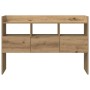Aparador madera contrachapada roble artisian 105x30x70 cm de , Aparadores - Ref: Foro24-856635, Precio: 82,34 €, Descuento: %