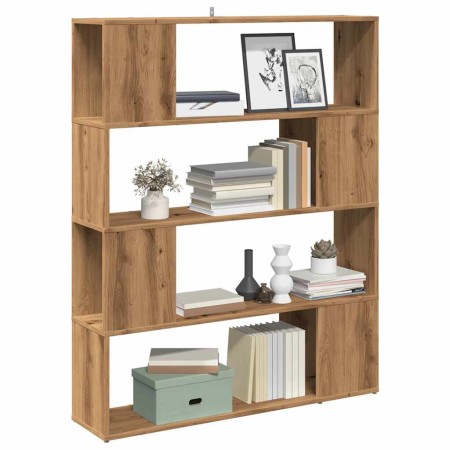 Estantería/divisor de espacios roble artisan 100x24x124,5 cm by , Bookcases and shelves - Ref: Foro24-856745, Price: 73,82 €,...