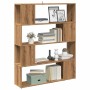 Estantería/divisor de espacios roble artisan 100x24x124,5 cm de , Librerías y estanterías - Ref: Foro24-856745, Precio: 76,48 €