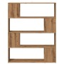Estantería/divisor de espacios roble artisan 100x24x124,5 cm by , Bookcases and shelves - Ref: Foro24-856745, Price: 73,82 €,...
