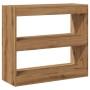 Estantería/divisor de espacios roble artisan 80x30x72 cm by , Bookcases and shelves - Ref: Foro24-856815, Price: 60,79 €, Dis...