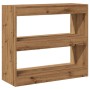 Estantería/divisor de espacios roble artisan 80x30x72 cm by , Bookcases and shelves - Ref: Foro24-856815, Price: 60,79 €, Dis...