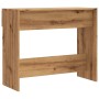 Mesa consola madera de ingeniería roble artesanal 90x36x75 cm by , Side tables - Ref: Foro24-856946, Price: 69,87 €, Discount: %