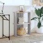 Librería 3 estantes madera ingeniería gris sonoma 60x30x80 cm by , Bookcases and shelves - Ref: Foro24-860261, Price: 43,11 €...