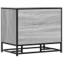 Banco zapatero madera de ingeniería gris sonoma 60x40x53,5 cm by , Benches for halls and storage - Ref: Foro24-849222, Price:...