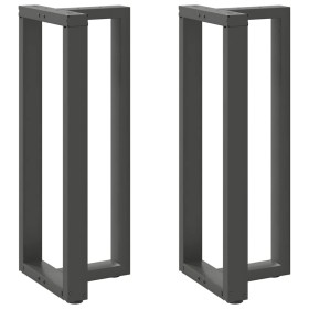 Patas mesa bar forma T 2 uds acero antracita 50x35x(100-101)cm von , Tischbeine - Ref: Foro24-4013090, Preis: 144,51 €, Rabat...