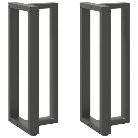 Patas mesa bar forma T 2 uds acero antracita 50x35x(100-101)cm de , Patas para mesas - Ref: Foro24-4013090, Precio: 144,40 €,...