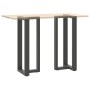 Patas mesa bar forma T 2 uds acero antracita 50x35x(100-101)cm de , Patas para mesas - Ref: Foro24-4013090, Precio: 144,40 €,...