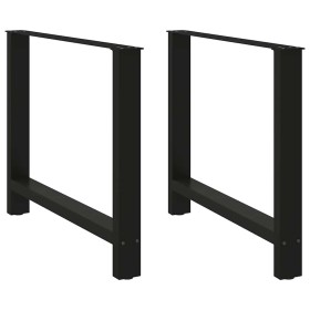 Patas de mesa de centro acero negro 2 uds 90x(72-73) cm von , Tischbeine - Ref: Foro24-4013316, Preis: 86,45 €, Rabatt: %