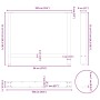 Patas para mesa de centro de acero natural 2 uds 100x(72-73) cm by , Table legs - Ref: Foro24-4013323, Price: 105,89 €, Disco...
