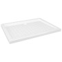 Plato de ducha con puntos ABS blanco 90x70x4 cm