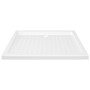 Plato de ducha con puntos ABS blanco 90x70x4 cm