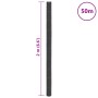 Membrana para malezas PP negra 2x50 m by , anti-weed meshes - Ref: Foro24-4005230, Price: 103,07 €, Discount: %