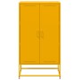 Aparador de acero amarillo mostaza 68,5x38,5x123,5 cm de , Aparadores - Ref: Foro24-846497, Precio: 100,42 €, Descuento: %