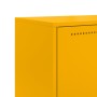 Aparador de acero amarillo mostaza 68,5x38,5x123,5 cm de , Aparadores - Ref: Foro24-846497, Precio: 100,42 €, Descuento: %