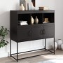 Aparador de acero laminado en frío negro 100,5x39x107 cm von , Sideboards - Ref: Foro24-846590, Preis: 127,66 €, Rabatt: %