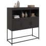 Aparador de acero laminado en frío negro 100,5x39x107 cm von , Sideboards - Ref: Foro24-846590, Preis: 127,66 €, Rabatt: %