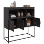Aparador de acero laminado en frío negro 100,5x39x107 cm von , Sideboards - Ref: Foro24-846590, Preis: 127,66 €, Rabatt: %