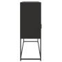 Aparador de acero laminado en frío negro 100,5x39x107 cm von , Sideboards - Ref: Foro24-846590, Preis: 127,66 €, Rabatt: %